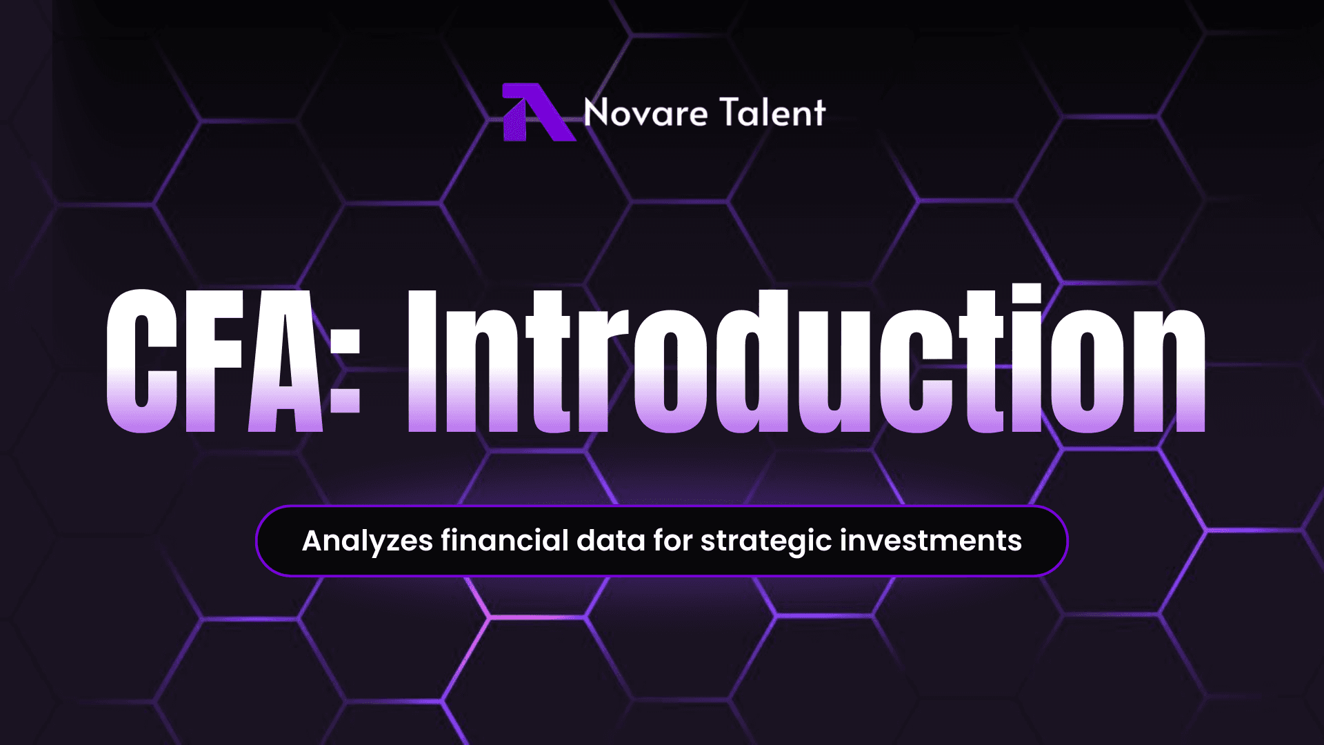 CFA: Introduction